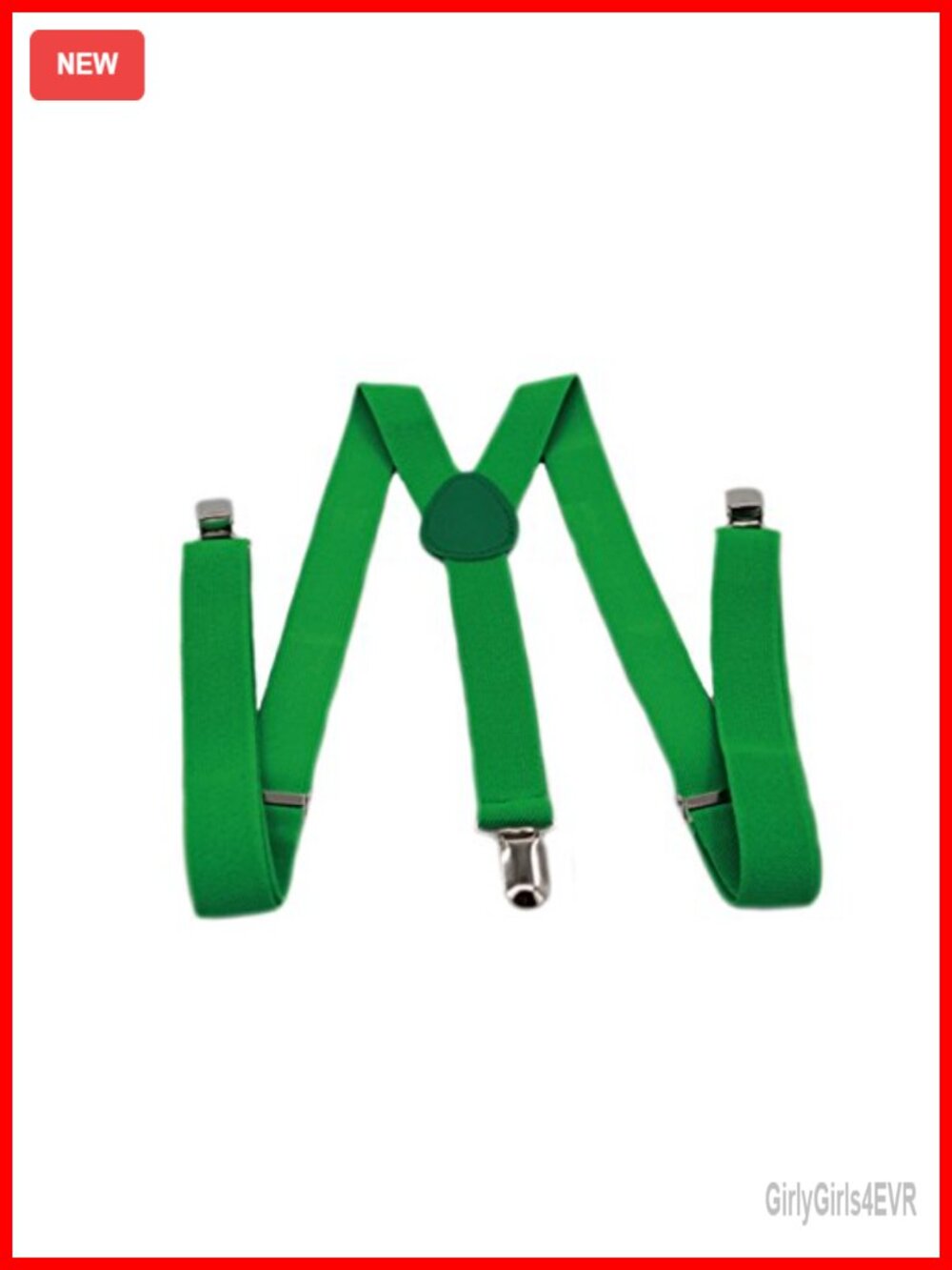 Unisex Clip-On Suspenders Adjustable Elastic Y-Shape Braces